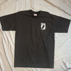 Vintage POW MIA Short Sleeve Graphic Tee Size Large Made In USA